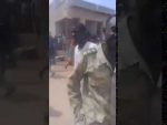 حريق بعد اشعال النار على سوق وسط بلدة سرف