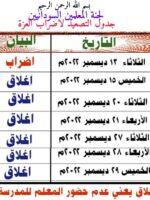 معلمو السودان يعلنون تصعيد إضرابهم نحو الإغلاق الشامل للمدارس