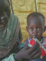 UNICEF provides therapeutic food to malnourished children in South Darfur