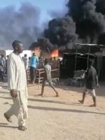 Fire Breaks Out in a Border Market between Sudan, Egypt and Libya