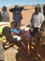 وصول لاجئين سودانيين إلى الكفرة أحدهما مصاب بطلق ناري