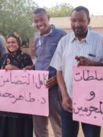 وقفة تضامنية تطالب بإطلاق سراح طبيب مختطف في شرق دارفور