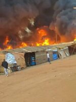 حرق مدمر يلحق إضرارًا واسعة بمتاجر سودانيين في افريقيا الوسطى