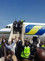 Sudan Airways Flight Lands at Khartoum Airport