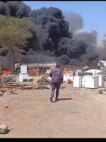 Fire Ravages Border “Naam” Market Between Kordofan and South Sudan