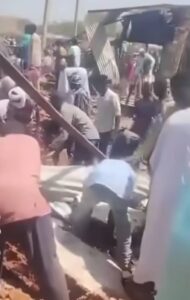 مفقودون عقب الغارات على سوق المواشي في نيالا